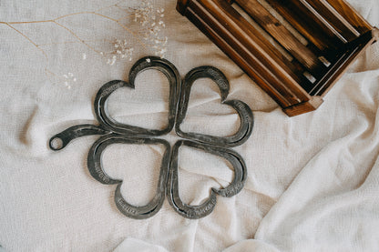 Four-leaf clover hearts