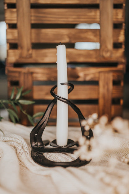 Handmade gift, Custom gift, Hand forged, Anniversary gift Handmade Candlestick - ForgingSam