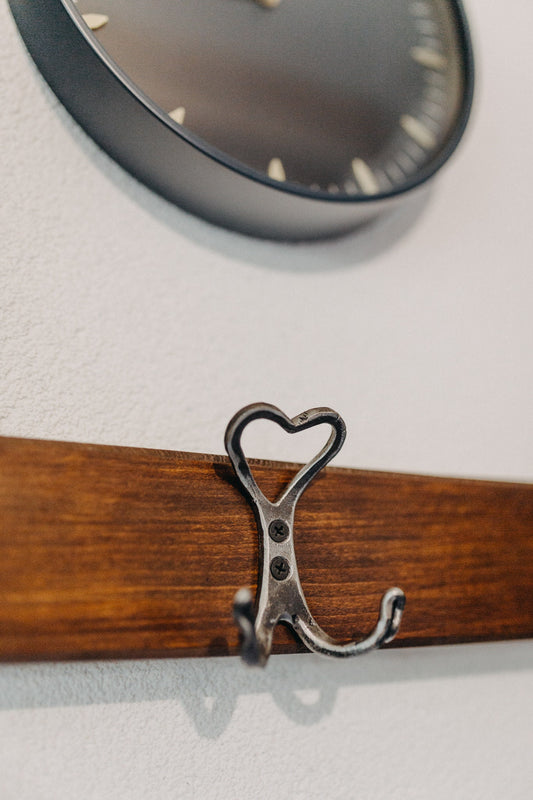 Handmade gift, Custom gift, Hand forged, Anniversary gift Oslo Hook - ForgingSam