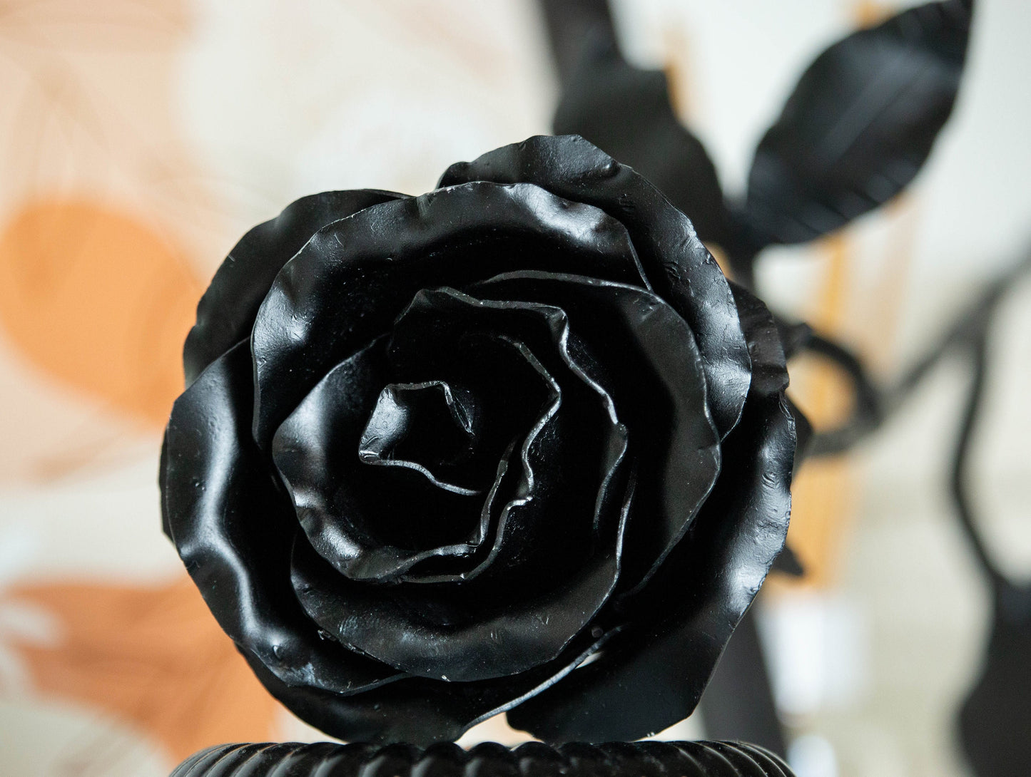 Handmade gift, Custom gift, Hand forged, Anniversary gift Steel Rose - ForgingSam