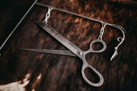 Handmade gift, Custom gift, Hand forged, Anniversary gift Handmade Scissors - ForgingSam